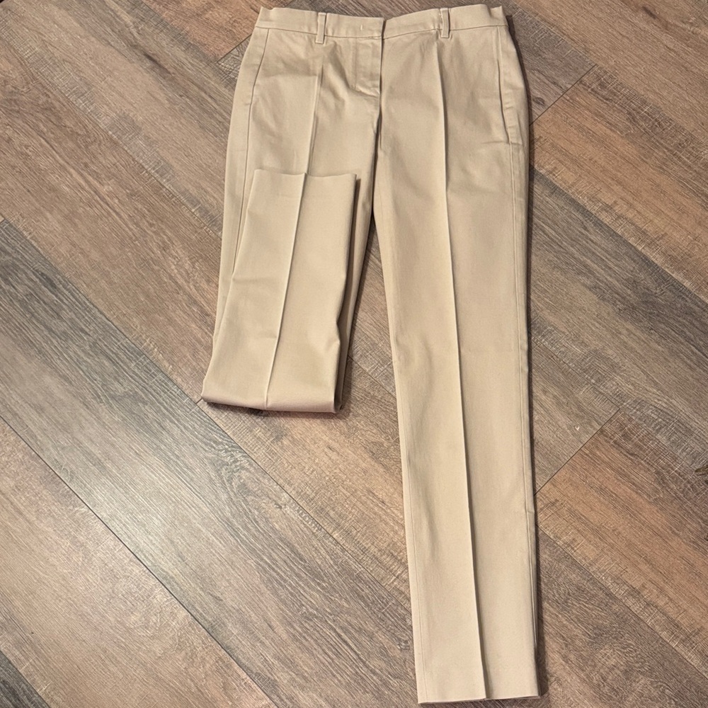 MaxMara Beige Straight Leg Trouser